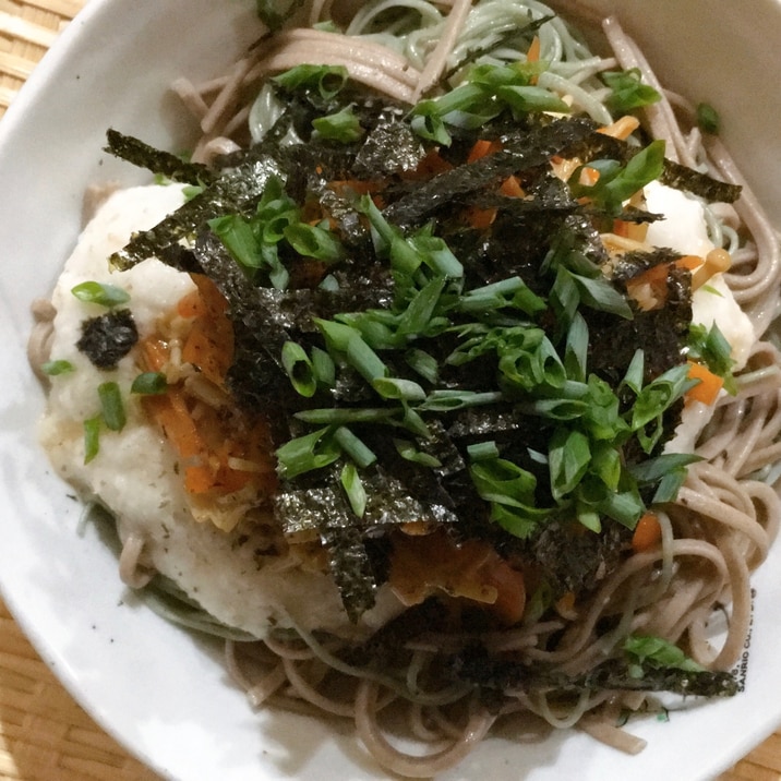 なめ茸とろろ蕎麦